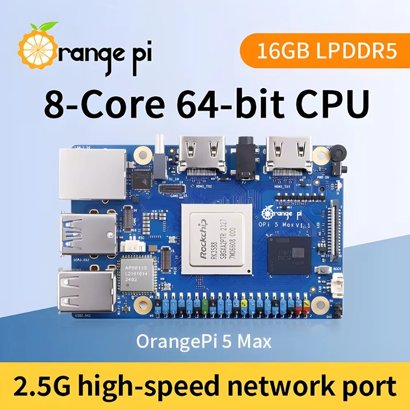 【Hot Sale】OEM Orange Pi 5 MAX  - Orange Pi 5 Max Rk3588 ulasan dan harga