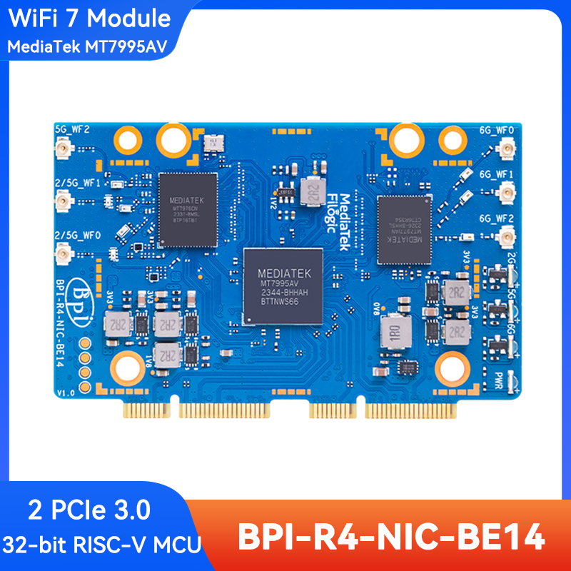 Banana Pi BPI-R4-NIC-BE14 WiFi - Bananapi Bpi R4 Wifi 7 ulasan dan harga