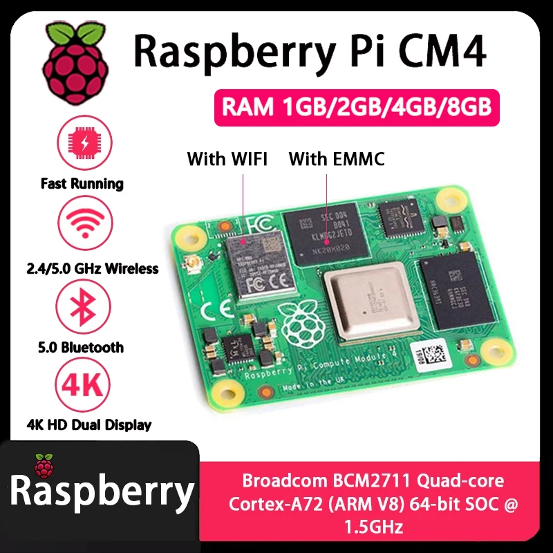 Raspberry Pi CM4 1GB/2GB/4GB/8 - Compute Module 4 32Gb Wifi ulasan dan harga