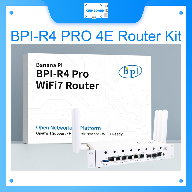 Banana Pi BPI-R4 PRO 4E Router - Bananapi Bpi R4 Wifi 7 ulasan dan harga