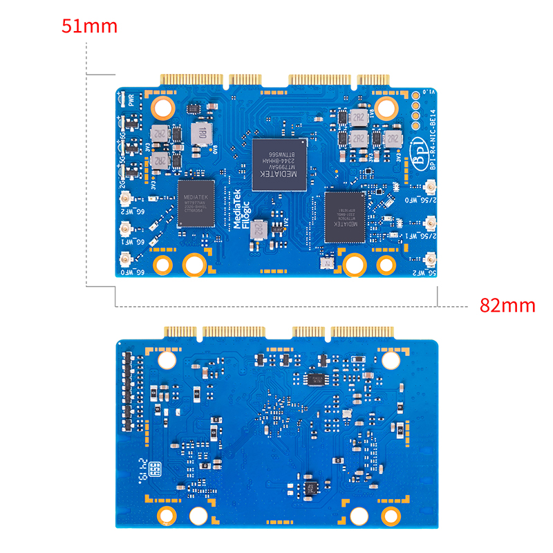 Banana Pi BPI-R4-NIC-BE14 WiFi - Bananapi Bpi R4 Wifi 7 ulasan dan harga