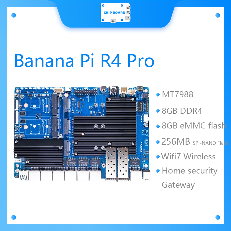 Banana Pi BPI-R4 Pro board off - Bananapi Bpi R4 Wifi 7 ulasan dan harga